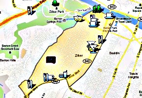 zilker neighborhood map